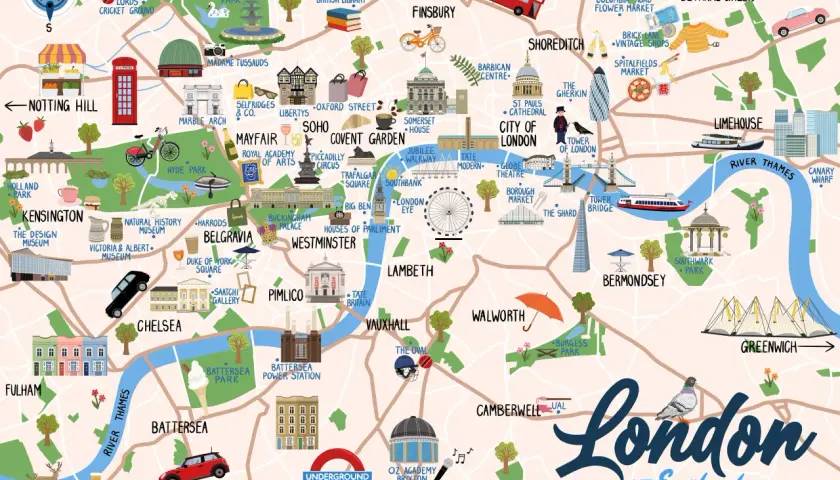 Mappa Londra: Ottimizza il tuo viaggio tra le attrazioni imperdibili