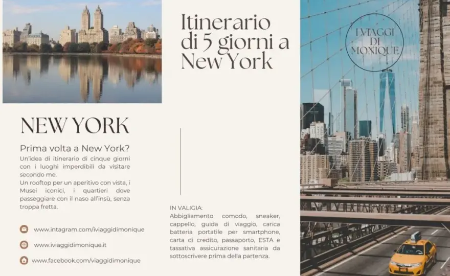 New York: Guida Attrazioni, Itinerari e Consigli per Viaggiatori