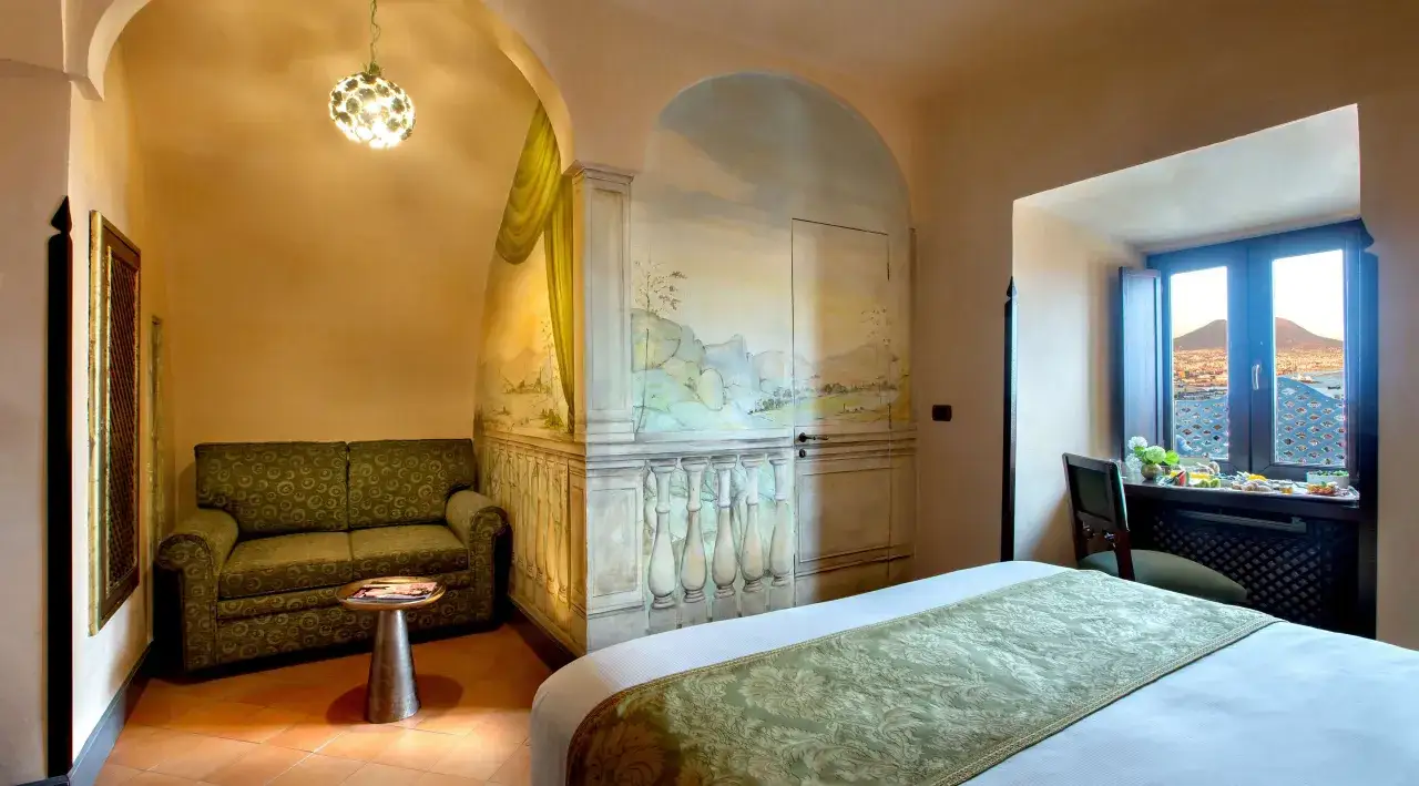 Hotel San Francesco al Monte camera con vista mare
